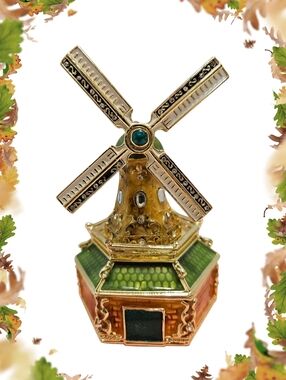 Keren Kopal Windmill Trinket Box